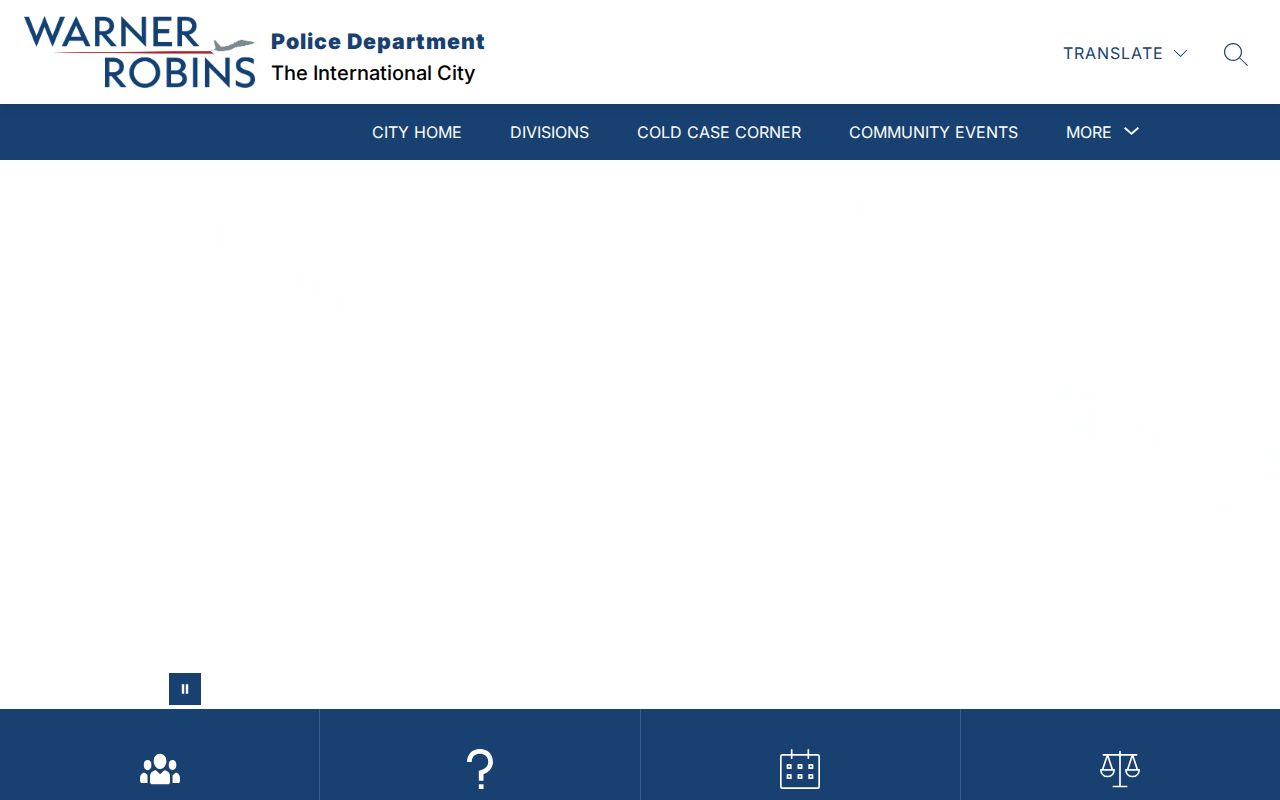 Official Warner Robins Police Department contact information